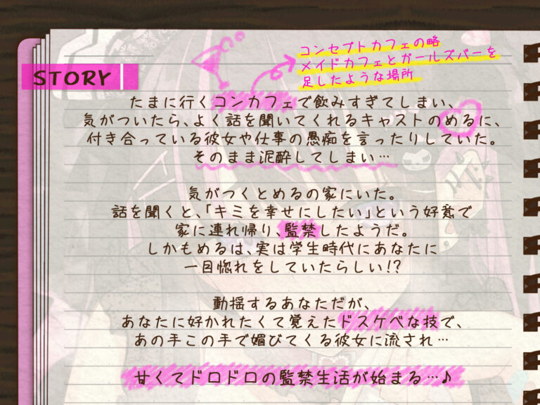 【媚びオホ/逆寝取られ】君しか勝たん♪ガチ恋監禁コンカフェ嬢の毎日ドロドロ溺愛ハメまくり共依存生活 公式サンプル 1