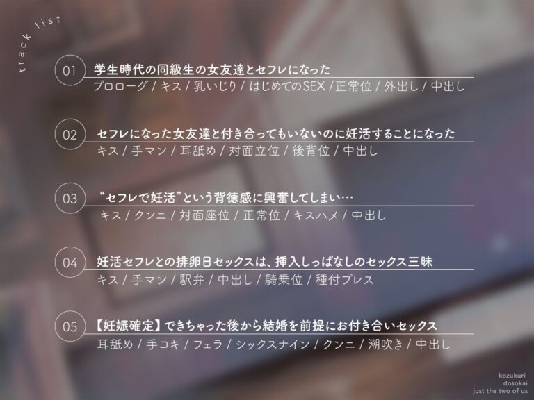 ふたりっきりの子作り同窓会。ず〜っとち●こ挿れっぱなし（はーと）密着孕ませSEX 公式サンプル 3