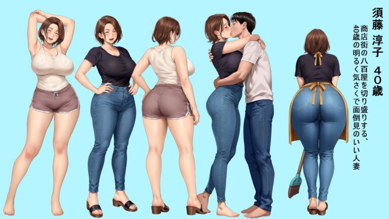 おばさんじゃない、女だった。〜隣の八百屋の奥さんと越えてはいけない夏〜 公式サンプル 10