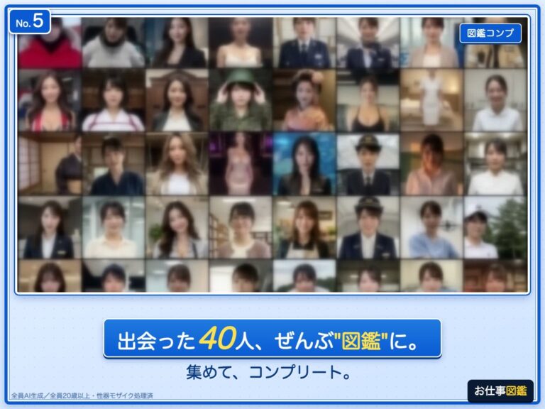 【職場で本番】派遣先で出会う制服美女40人 〜お願いしてそのまま濃厚セックス〜『職業図鑑 〜魅惑の派遣ガチャ〜』 公式サンプル 5