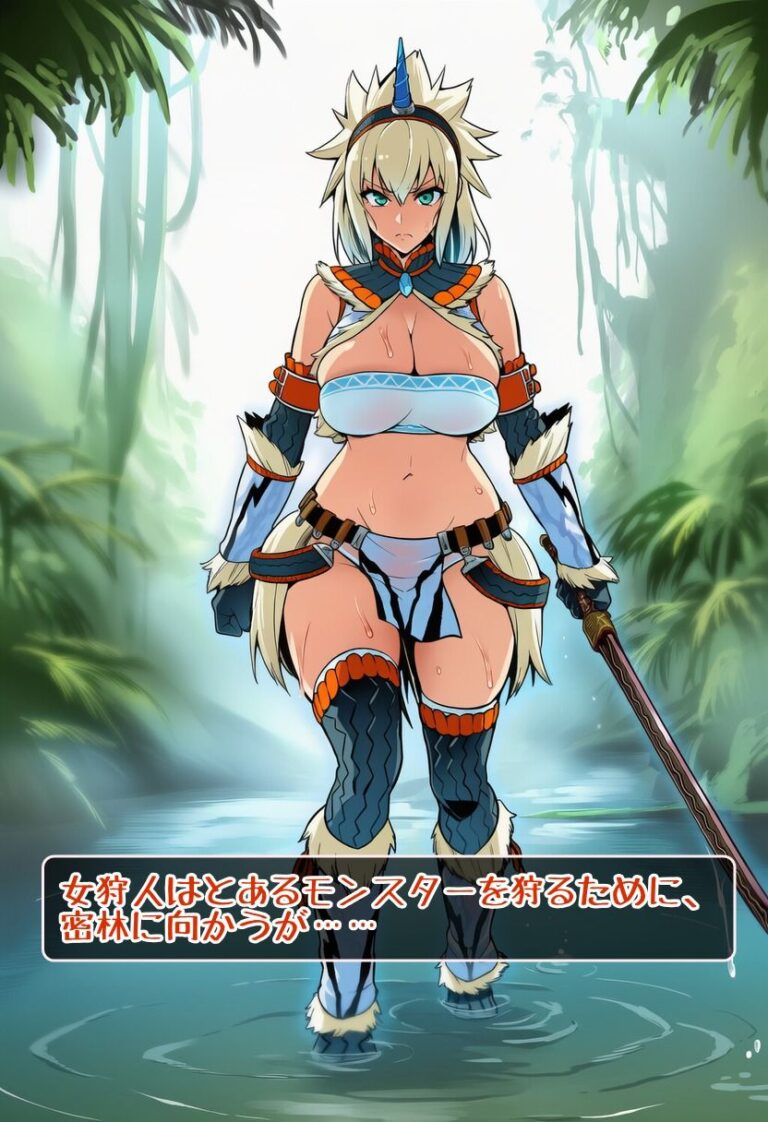 奇怪竜のツガイとなる女狩人 公式サンプル 1