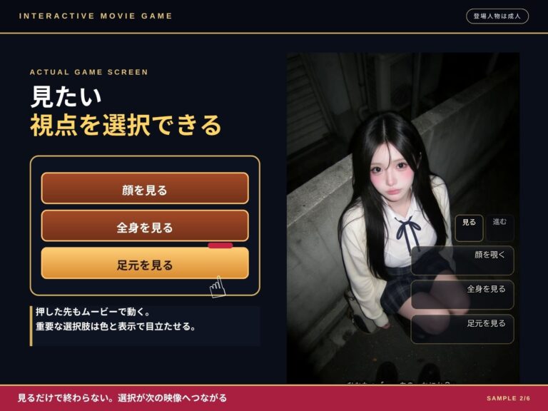 【実写系Hゲーム】入り浸りビッチにまんこ使わせてもらうゲーム 公式サンプル 2