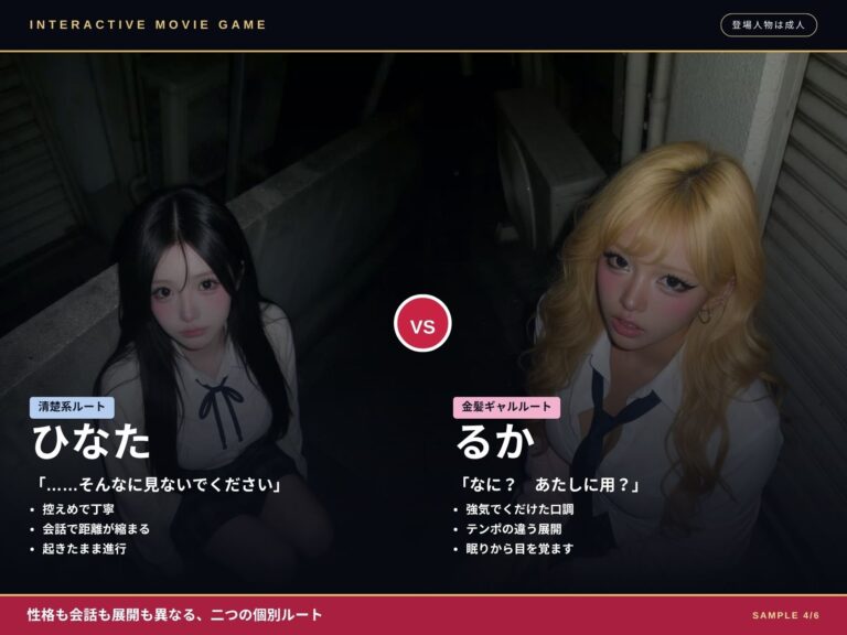 【実写系Hゲーム】入り浸りビッチにまんこ使わせてもらうゲーム 公式サンプル 4