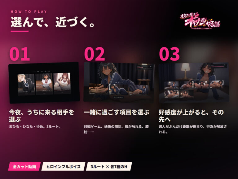 オタクに優しいギャル達とヤる話 公式サンプル 2