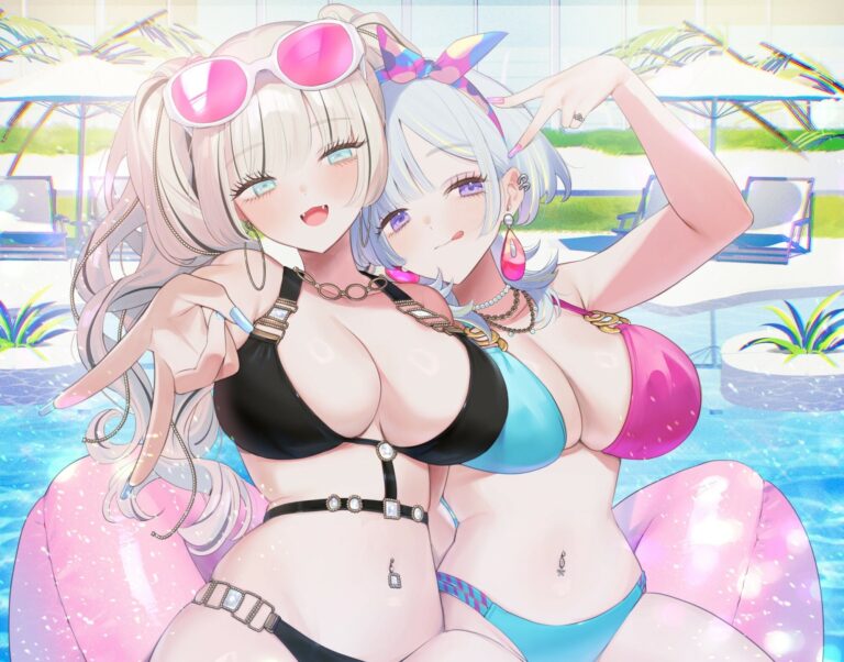 【KU100】夏乳ハーレムinマリンパレス！ デカパイ白ギャル逆ナンセックス♪ 公式サンプル 8