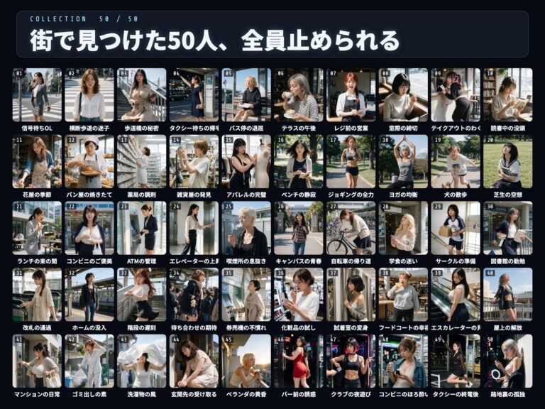 時間よ止まれ！街ゆく美女50人を止めてヤる 公式サンプル 3