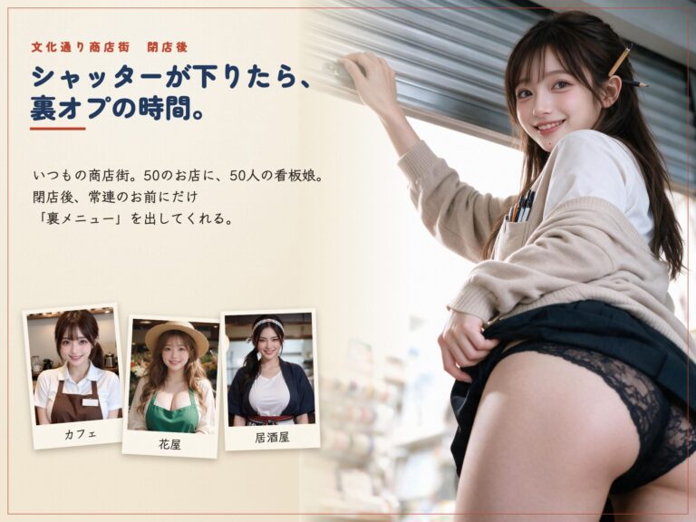 50人の看板娘たち〜俺だけ閉店後に裏オプ解放！ 公式サンプル 1