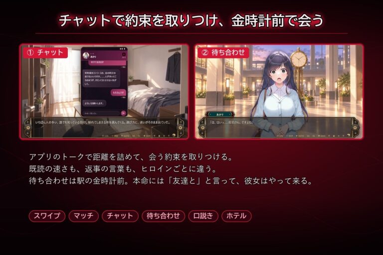 マッチングアプリーネトリー〜本命に隠れて、俺と会う4人の女〜 公式サンプル 3