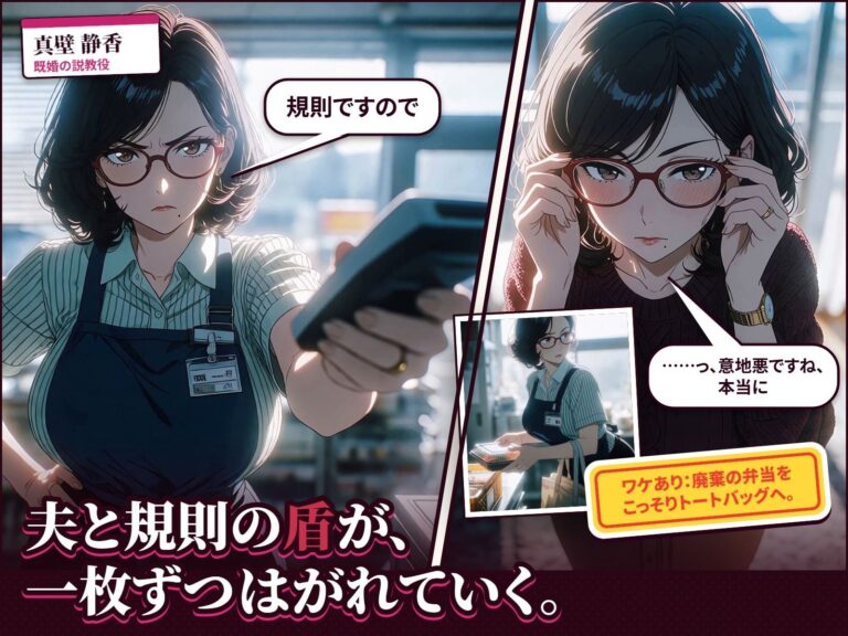 ワケあり人妻パート、夕方シフトで弱み握りました。 公式サンプル 4