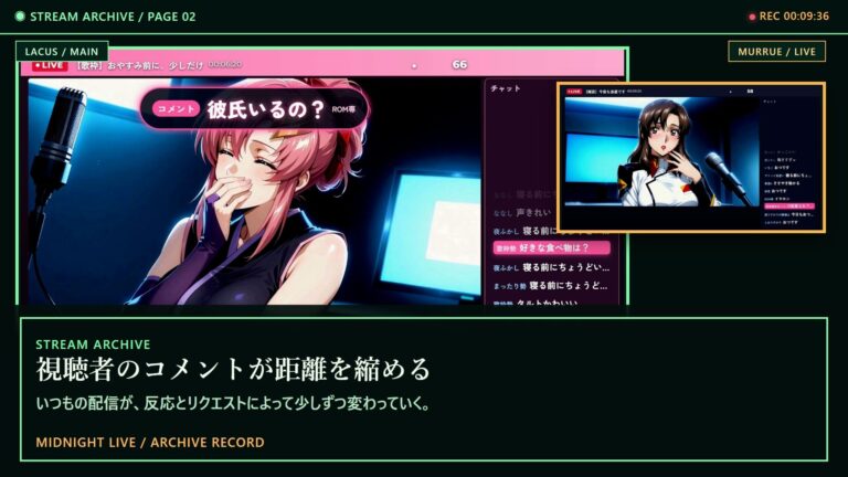 深夜LIVE おやすみ前の歌配信×当直中です【4K60FPS】 公式サンプル 2